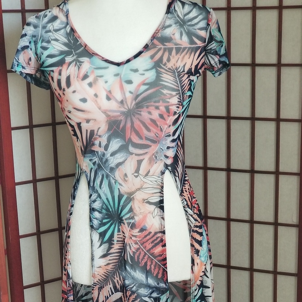 Miami vibe top (Navy) - Picture 1 of 7